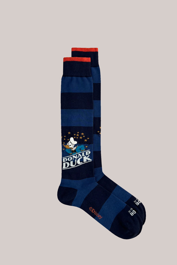 CALZE DONALD DUCK STRIPE BLU / OTTANIO